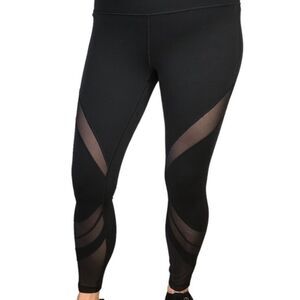 Ivivva black mesh high rise leggings